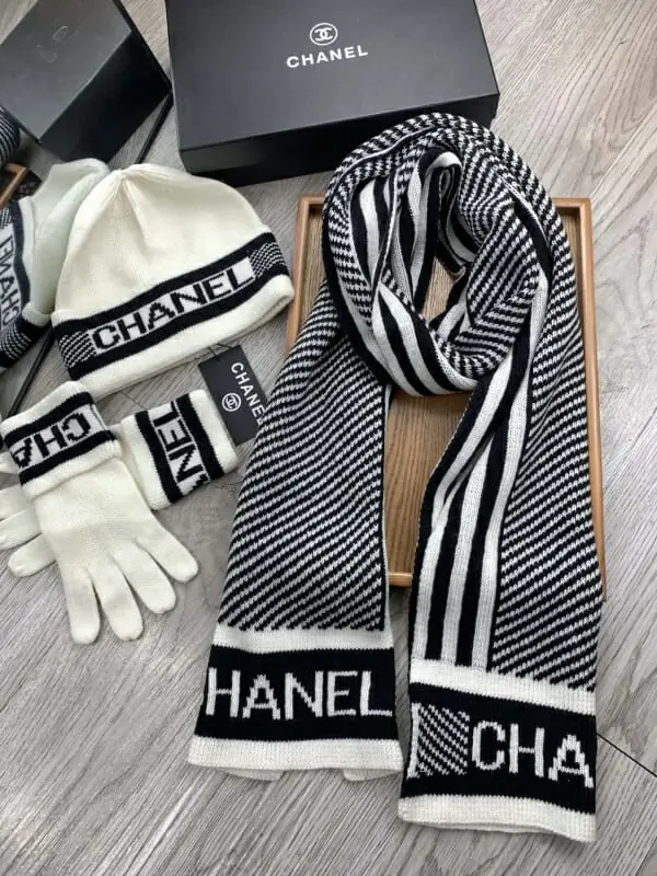 chanel hat and echapres and glove set s_1260a134